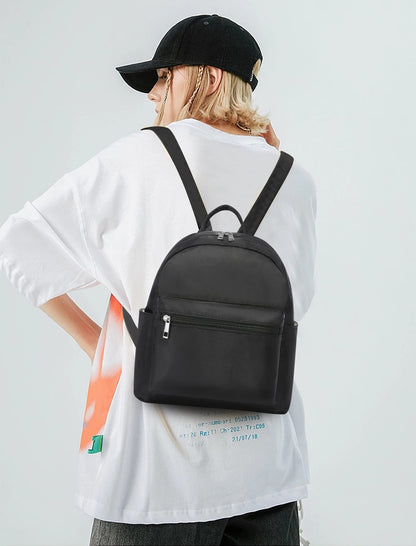 LOVEVOOK Mini Backpack for Women Purse Fashion Small Black Backpack Daypack for Dating Gift for Her Waterproof