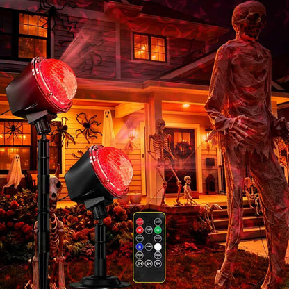Christmas Ocean Wave Projector Light Outdoor，Halloween Water Effect Lamp