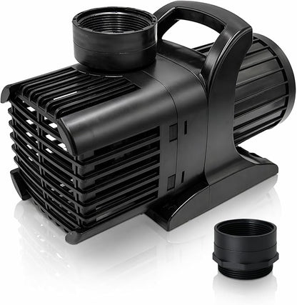 HALF OFF PONDS Submersible Water Pump, 12,500 GPH Pond Pump with 100FT Power Cord and 37FT Max Head, 960W Ultra Quiet Energy Efficient Pump for Koi Pond, Fountain, Waterfall, Water Garden, Skimmer