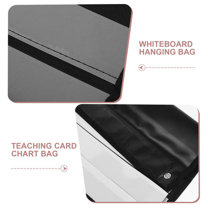 DIYEAH 1 Pocket Chart with 10 Dry Erase Cards Classroom Pocket Chart Scheduling Pocket Chart for Daily Schedule Activities Class Demonstrations Black