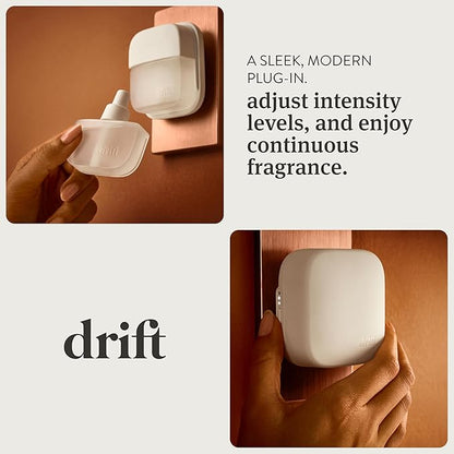 Drift Home Scent Diffuser Starter Kit in Macadamia Swirl - Adjustable and Long Lasting Diffuser Aroma - Clean Ingredients, Pet Safe
