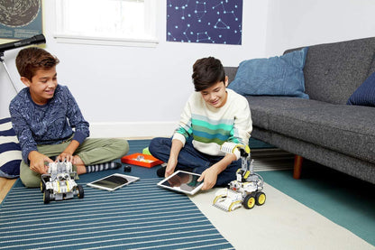 UBTECH JRA0203 JIMU Robot BuilderBots Series: Overdrive Kit/App-Enabled Building and Coding STEM Learning Kit (410 Parts and Connectors), Yellow