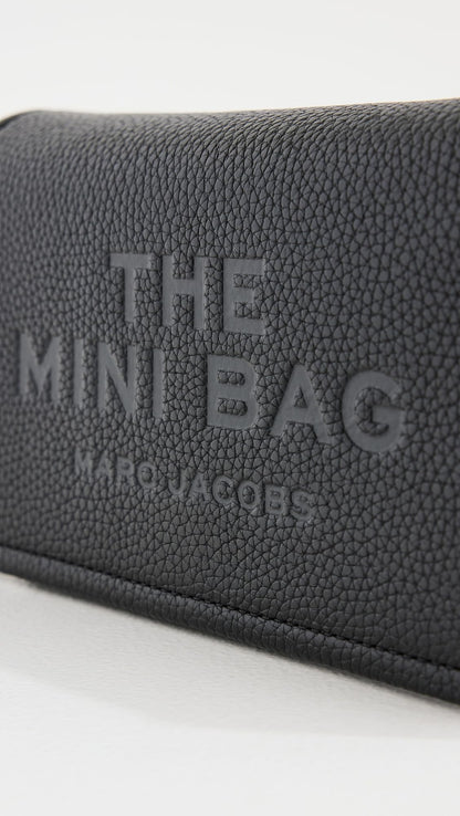 Marc Jacobs Women's The Leather Mini Bag, Black, One Size