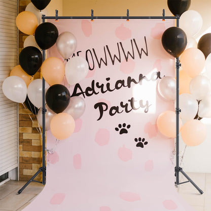 Backdrop Stand 10×8ft (W×H) Adjustable Backdrop Support Ground Kit Photography Photo Shoot Backdrop Stand for Parties with Sandbags, Spring Clips, Carrying Bag