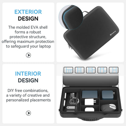 Smatree Hard Sleeve Shoulder Case for 13-14 inch Lenovo Yoga Slim 9i/7i/6i Copilot+PC, for Yoga 9i/Book 9i/7/6 2-in-1, for IdeaPad 5/5 Pro/Slim 5/4G LTE, for Lenovo 13w Yoga/Chromebook Duet 5