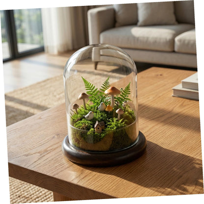 IMIKEYA Glass Moss Bottle for Terrarium Propagation Planters Plant Accessories Indoor Decor Fairy Garden Kit