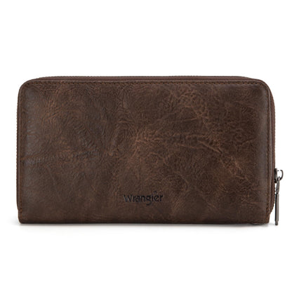 Wrangler Womens Wallet Wristlet Long Purse Designer Clutch Large Capacity Credit Card Holder for Women Men