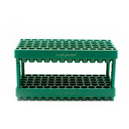 Vego garden 2 Set 76 Cells Seed Starter 10" x 20" Tray Stackable Seedling Starting Germination Trays for Plants Planting Vegetables Herbs Flowers,