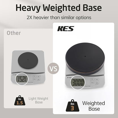 KES Oil Rubbed Bronze Toilet Paper Holder Stand | Weighted Base, Freestanding Toilet Roll Holder, Bathroom Floor Use, T304 Stainless Steel, BPH283S1-ORB