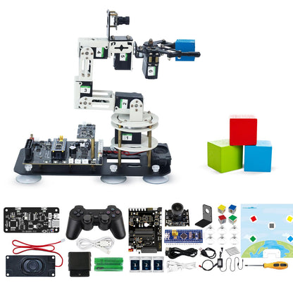 Yahboom ROS2 6DOF Robotic Arm Embodied Intelligence, 3D Spatial Recognition, Virtual Machine PC Control, AI Large Model Voice Module