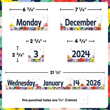 Teacher Created Resources Wildflowers Flip Calendar