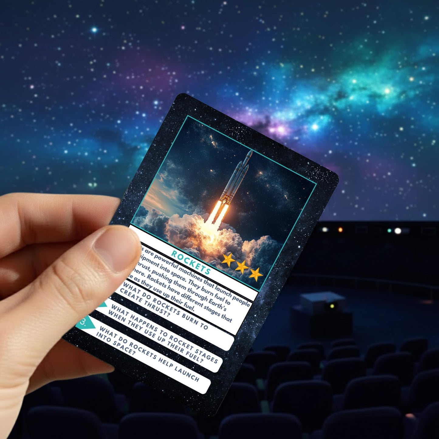 Little Known Truths Outer Space Trivia Flash Cards for Kids Ages 3+, Educational Solar System Learning Game, STEM Astronomy Fact Cards in Metal Tin, Screen-Free Travel Toy