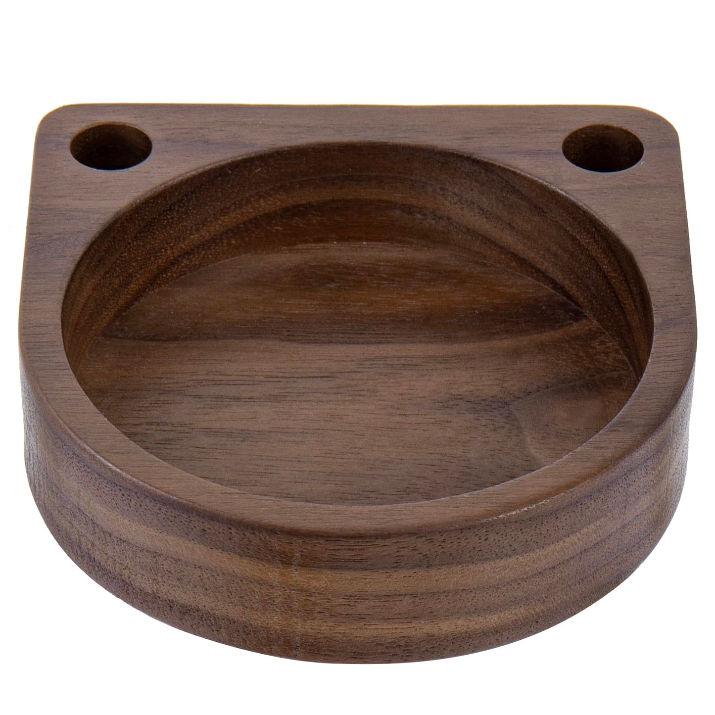 MyGift Dark Walnut Solid Wood Tabletop Guest Party Cup Holder Dispenser with Marker Pen Slots