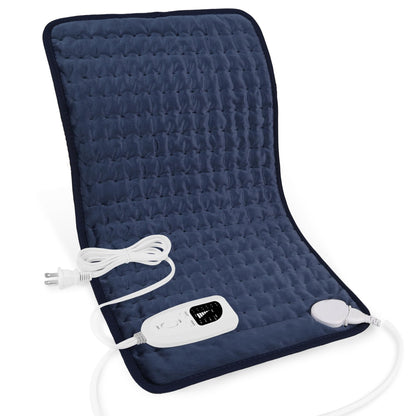 Heating Pad,Electric Heating Pads for Back,Neck,Abdomen,Moist Heating Pad for Shoulder,Knee,Arms,Legs,Dry/Moist Heat & Auto Shut Off,Birthday Gifts for Men and Women(Light Gray, 24''×12'')