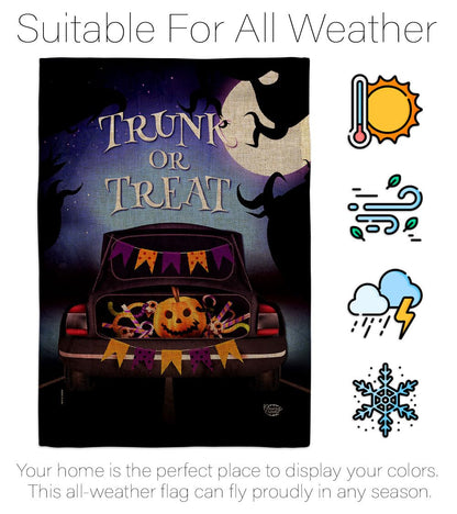 Ornament Collection Halloween 2 Pcs Banner Room Wall Art Flag Patio Lawn Garden Outdoor Indoor Tapestry Yard Grave Cemetery Signs Trunk Or Treat Front Porch Decor, Fall Gifts Made in USA