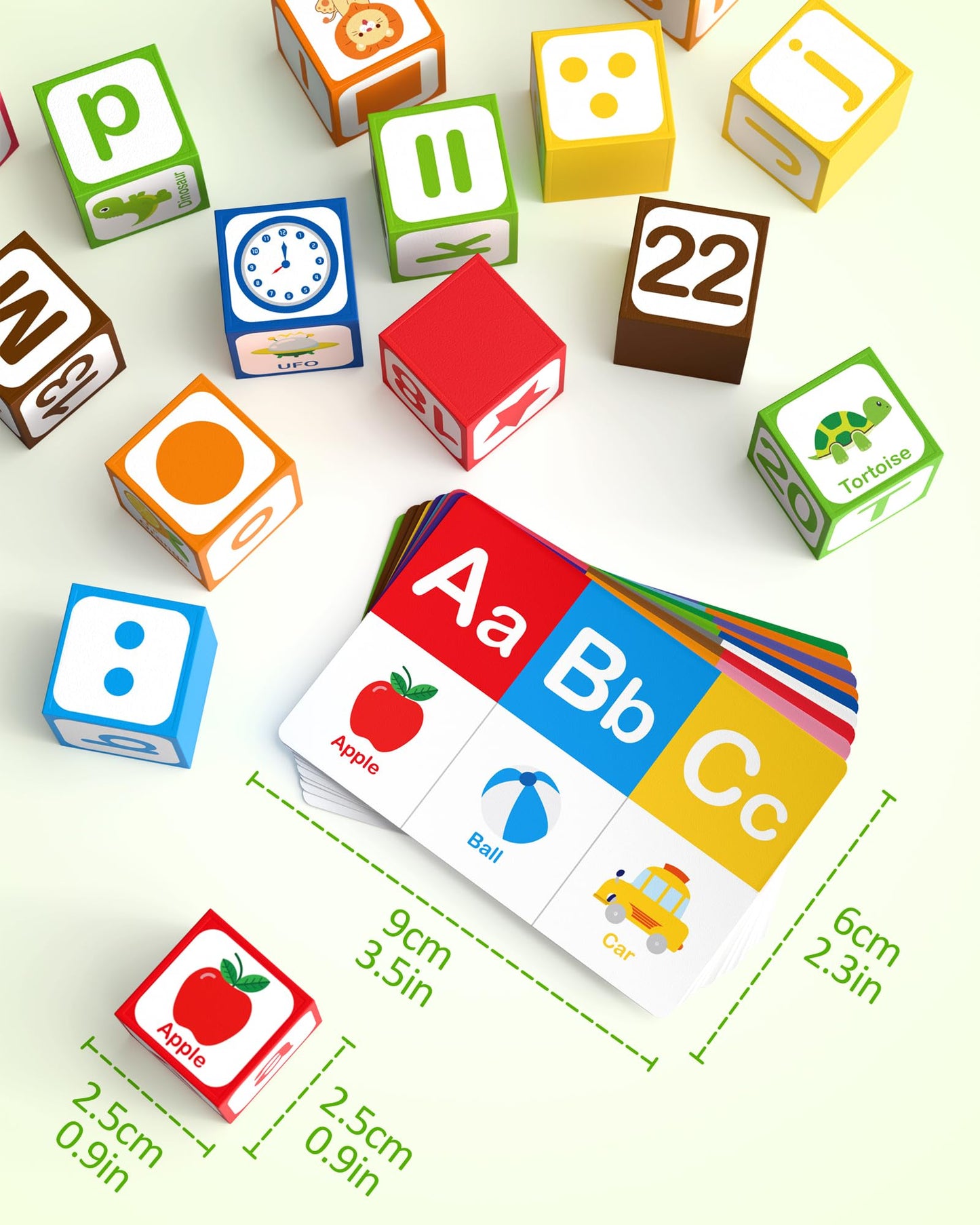 Coogam Magnetic Alphabet Blocks for Learning Numbers, Letters, Shapes, Magnet Construction Game & Toddlers Building Cube, Educational Stem Montessori Sensory Toy Gift for 3 4 5 Year Old