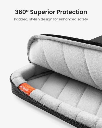 tomtoc 360 Protective Laptop Sleeve for 2026 14-inch MacBook Pro M5/M4/M3/M2 Pro/Max A3426 A3434 A3401 2026-2021, 13.5-14.4 Inch Surface Laptop 7/6/5/Studio 2/1, Water-Resistant Carrying Case