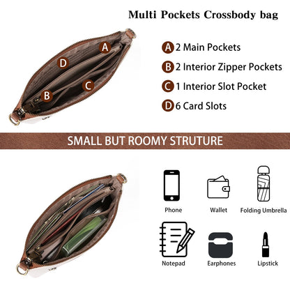 GAEKEAO Wristlet Wallet Clutch Purses For Women Small Crossbody Bag Cell Phone Wallet Purse Shoulder Handbag with Card Slots