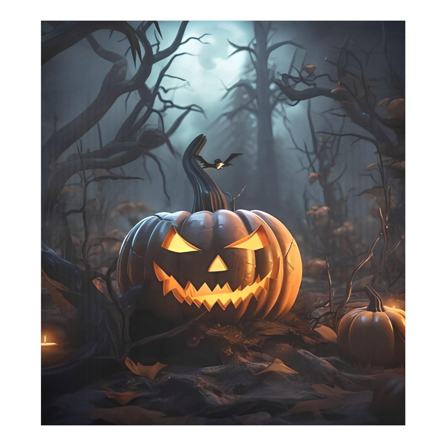 JIPONI Dishwasher Magnetic Cover Halloween Pumpkin Dishwasher Magnetic Kitchen Art Decor, Dish Washer Magnet Sticker 23 W x 26 H Inch