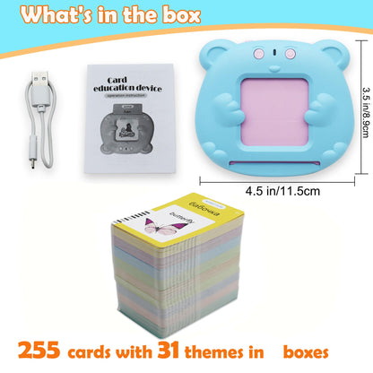 MAYAPHILOS Russian and English Flash Card with 510 Sight Words, Learn Russian for Kids Russian Language Learning Toys udible Pocket Speech for Toddlers Sensory Preschool Educational Birthday Gifts
