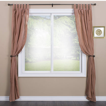 Decopolitan Facet Ball Curtain Holdback Pair, Vintage Bronze