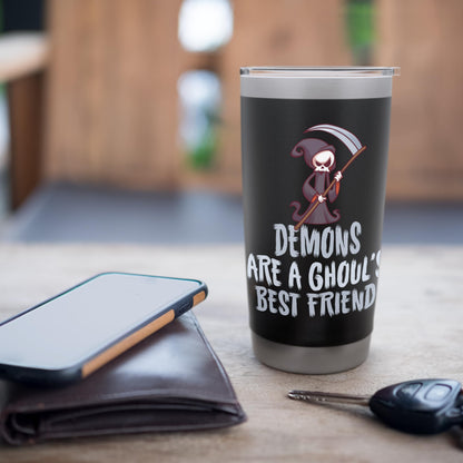 Ghoul's Best Friend Halloween Design For BFF Stainless Steel Insulated Tumbler