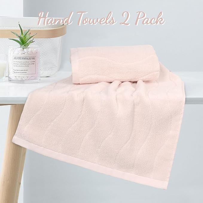 2-Piece Hand Towels for Bathroom