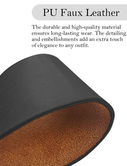 Happy Cherry Harness Belt for Women Punk Belt PU Leather Fashion Accessories for Dress Blouses