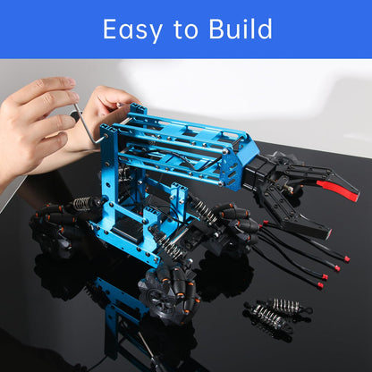 VANLINNY Robot Arm,STEM Project for Boys Age 8-12,Robotic Kit for Aged 12-16,Educational Science Kits for Kids,Building Experiment Robotics Set Project Gifts for 8 9 10 11 12 Years Old Teens.