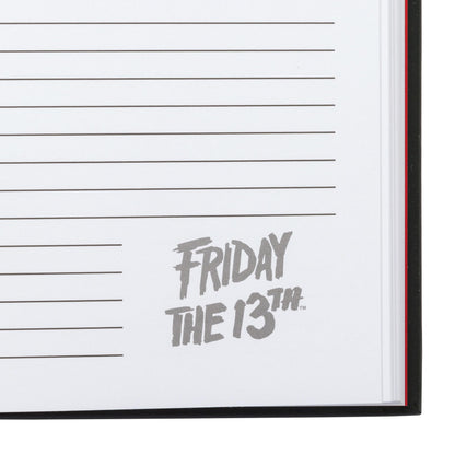 Silver Buffalo Friday the 13th Hard Cover Journal Featuring Jason Voorhees’s Mask, 6" x 8"