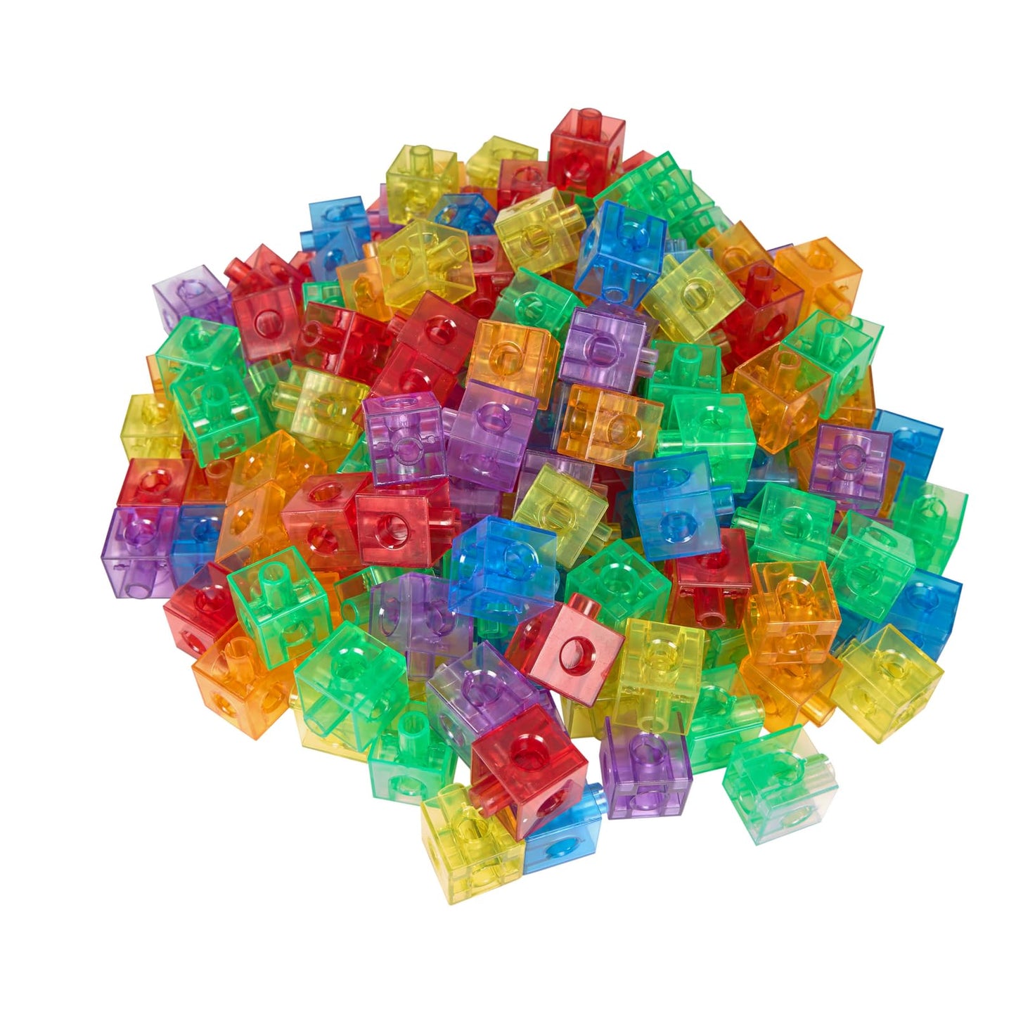 Excellerations Translucent Linking Cubes - 200 Pieces