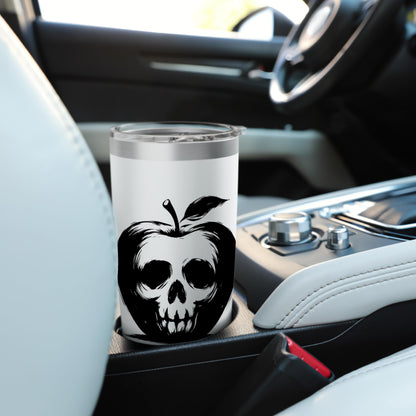 Apple Skull - Creepy Skeleton Apple Halloween Lover Stainless Steel Insulated Tumbler