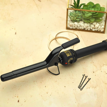 HOT TOOLS (2018 MODEL) Pro Artist 24K Gold Curling Iron | Long Lasting, Defined Curls (1-1/4 in)