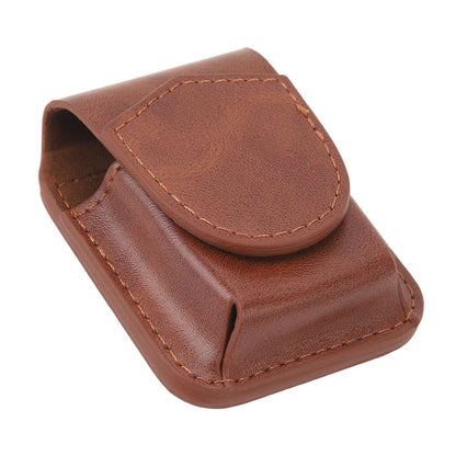 Lighter Holder with Belt Loop, PU Leather Lighter Pouch Holder Case, Anti Scratch Protective Storage Case (Brown)