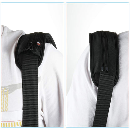 TXEsign Replacement Shoulder Pad for Bags, Laptop Case with Zipper Closure Laptop Shoulder Bag Strap Pad -Large