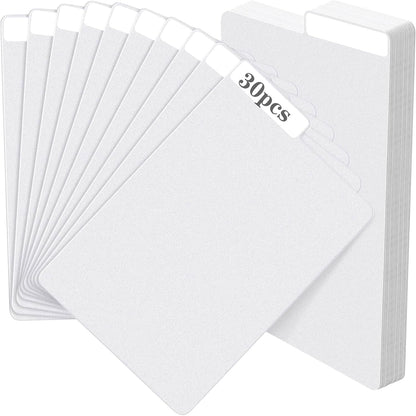 30 Pieces Comic Book Dividers with Tabs,Patient Divider Cards,Card Dividers Comic Book Boards for Storage Boxes 11.22 X 7.24 Inche