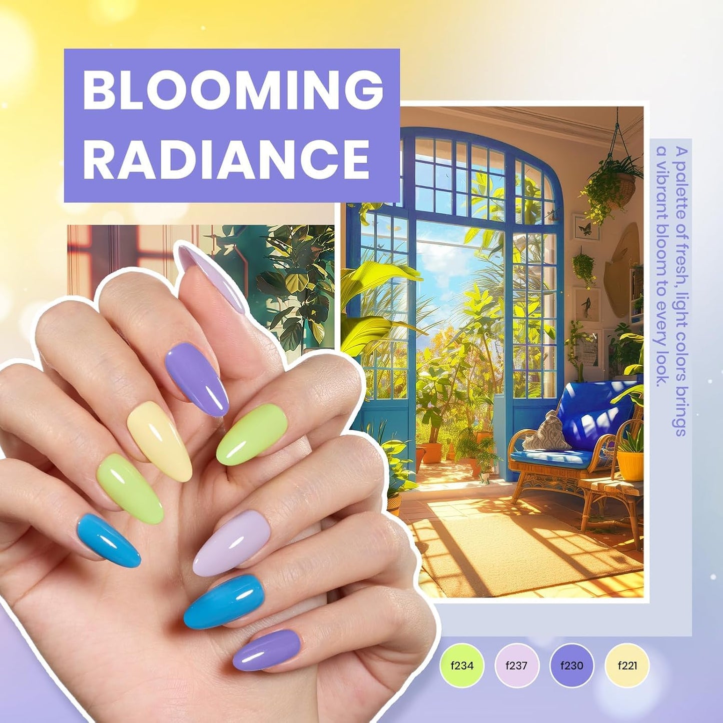 Beetles Gel Nail Polish Kit with U V Light - 80Pcs Fall Nail Fest Color Enchantment 55 Colors Gel Polish Starter Kit with Base Top Coat DIY Nails Stickers Manicure Tools Gift for Women Teens Girls