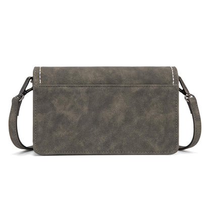 Wrangler Small Crossbody Wallet Purses RFID Trendy Purses for Women with Adjustable Straps,WG321-W087GY