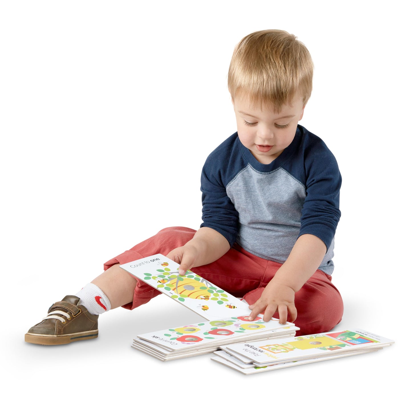 Melissa & Doug Poke-a-Dot! Numbers, Shapes & Colors Jumbo Learning Cards, 13 Double Sided Interactive Flash Cards, Educational Activities for Toddlers & Preschoolers, Ages 1+