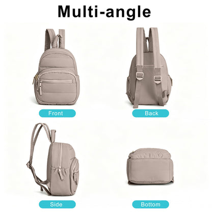 G.Z.LANKIN Lightweight Mini Backpack for Women,Taslan Durable Daypack,Casual Travel Backpack with Adjustable Straps for Daily,Travel