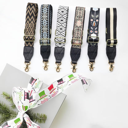 Purse Strap Handbag Accessories Crossbody Bag Adjustable Replacement Conversion Kit,Black Bag Straps for Large Shoulder Bag
