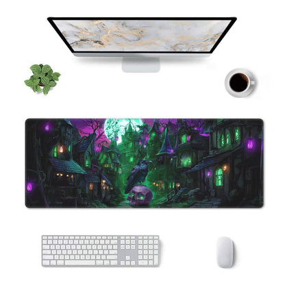 Halloween Mouse Pad Extended Large Gaming Mouse Pad XL Stitched Edges for Gamer Home Office 31.5 X 11.8 Inch