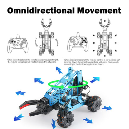 VANLINNY Robot Arm,STEM Project for Boys Age 8-12,Robotic Kit for Aged 12-16,Educational Science Kits for Kids,Building Experiment Robotics Set Project Gifts for 8 9 10 11 12 Years Old Teens.