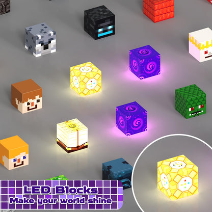 200 PCS Magnetic Blocks - Light Up Magnetic Building Blocks for Kids, Magnet Cubes Stacking for Boys Girls, STEM Montessori Sensory Toys Ages 3 4 5 6 7 8 9 10 11 12 13 Birthday Gifts