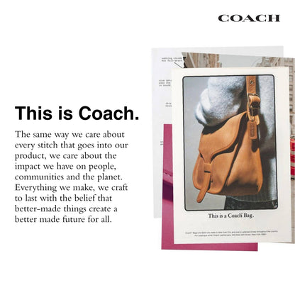 COACH Small Town Bucket, Red Oxblood