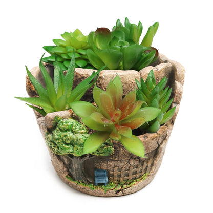 MOONZON Succulent Plant pots, 5.3" Succulent Plant Cactus Creative pots, Home, Office and Garden pots Decoration, Exquisite Valentine's Day, Christmas, Birthday Gifts