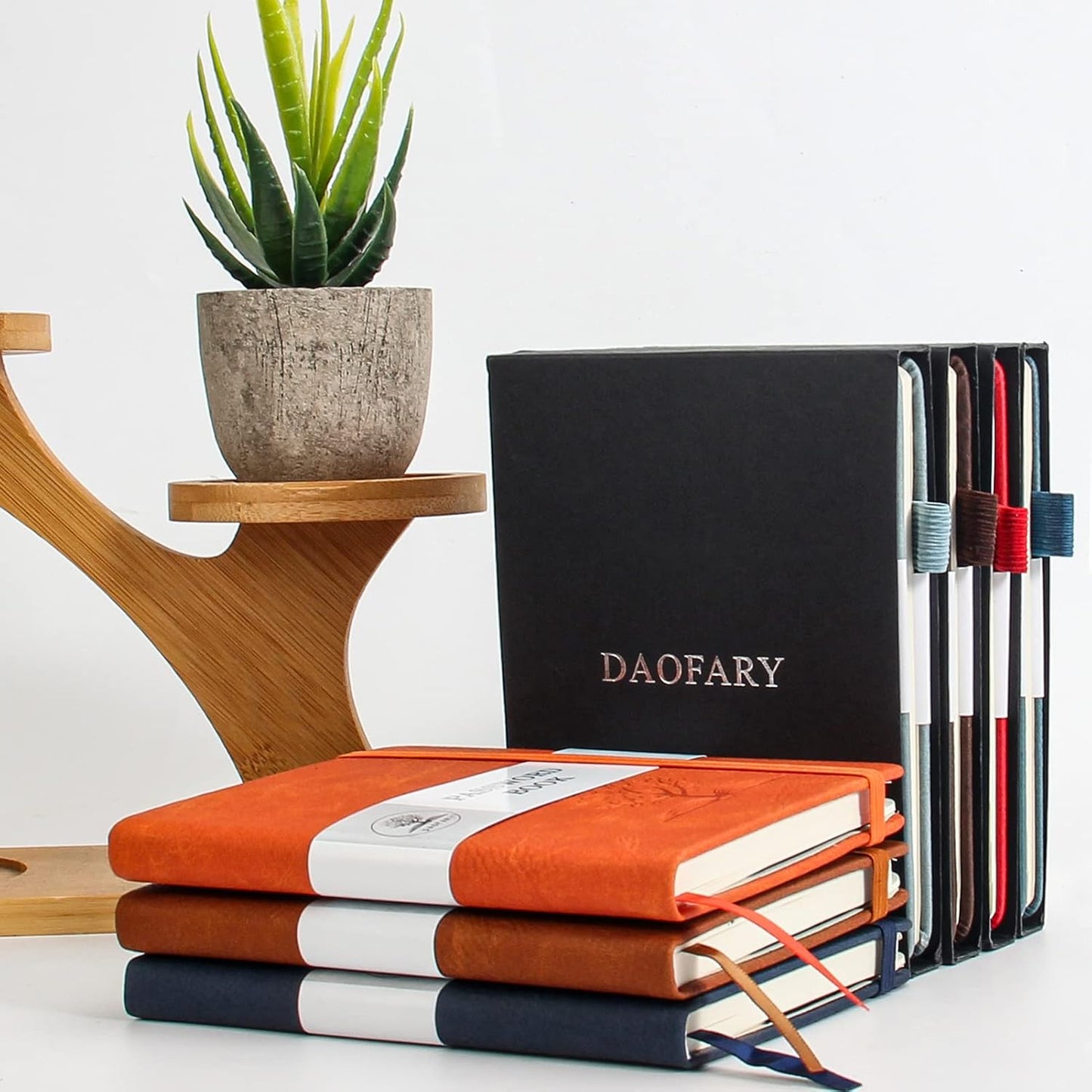 DAOFARY Password Book with Alphabetical Tabs - Small Password Keeper Book (5.6 * 4.3 in) with Inner Pocket, Hardcover Password Keeper Notebook for Log Internet Website Information (Dark Blue)