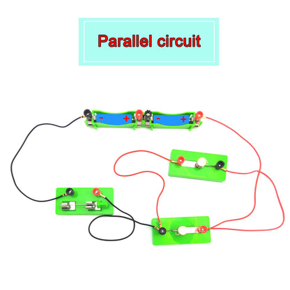 EUDAX Physics Science Lab Learning Circuit kit,Electricity Experiment Set,Building Circuits for Student Junior Senior High School Students (Basic kit)