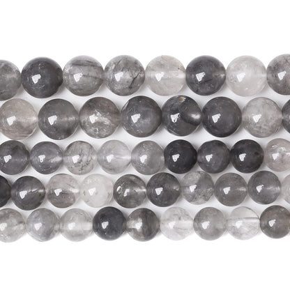 4MM 86PCS Natural Stone Cloudy Quartz Crystal Beads for Jewelry Making DIY Bracelet 1 Strand