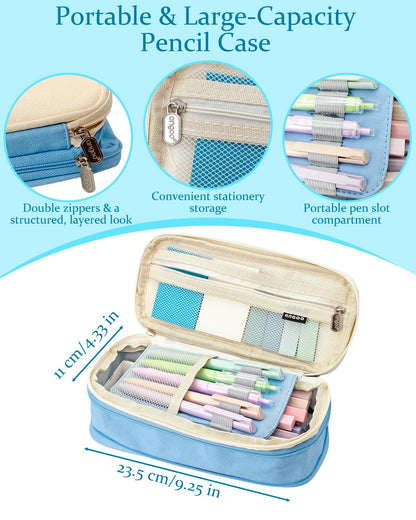 Piemow Bible Study Supplies - Bible Journaling Kit with Tabs, Highlighter, Notebook, Pen Case, Sticky Notes and More, Scripture Study Accessories for Women, Students, Beginner Christian Gifts